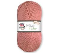 Frida's Wollhaus Frida's 100 g #15te Allround Basic Yarn, Baby Yarn, Wool, Knitting, Crochet, Soft, 45 Colours (3017 | Orchid)