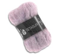 Frida's Wollhaus Lana Grossa 25 g Setasuri Alpaca Silk Lace Yarn Wool Knitting 42 Colours (26 | Lilac)