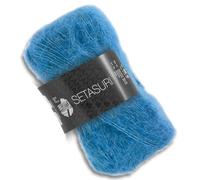 Frida's Wollhaus Lana Grossa 25 g Setasuri Alpaca Silk Lace Yarn Wool Knitting 42 Colours (37 | Cornflower)