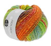 Frida's Wollhaus Lana Grossa 50 g Colors for You Wick Yarn Colour Gradient Wool Knitting 12 Colours (140)