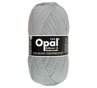 Frida's Wollhaus Opal 100 g Uni 4-ply Sock Yarn for Knitting, Socks, Felt-Free Wool, 35 Colours (5193, Medium Grey)