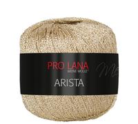Frida's Wollhaus Pro Lana 25g Arista Crochet Effect Yarn - Glitter Lurex Soft 12 Colours (303 | Silver Gold)
