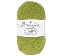 Frida's Wollhaus Scheepjes 100 g Unity (Our Tribe) Superwash Merino Wool Polyamide Knitting 37 Colors (878 | Pistachio Branch)