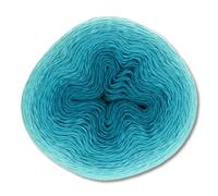 Frida's Wollhaus Scheepjes 215 g Whirl Ombré Bobbel Gradient Yarn 15 Colours (559 | Turquoise Turntable)