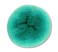 Frida's Wollhaus Scheepjes 215 g Whirl Ombré Bobbel Gradient Yarn 15 Colours (560 | Jade JimJam)
