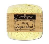 Frida's Wollhaus Scheepjes 50 g Maxi Sugar Rush Crochet Yarn Fillet Crochet Cotton 87 Colours (101 | Candle Light)