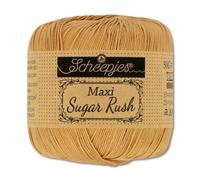 Frida's Wollhaus Scheepjes 50 g Maxi Sugar Rush Crochet Yarn Fillet Crochet Cotton 87 Colours (179 | Topaz)