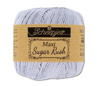 Frida's Wollhaus Scheepjes 50 g Maxi Sugar Rush Crochet Yarn Filet Crochet Cotton 87 Colours (240 | Amethyst)