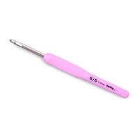 Frida's Wollhaus Tulip Etimo Rose Crochet Hook, Alloy Steel, Comfort Grip, Smooth Tip, 5.0 mm, 11 Sizes