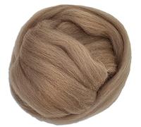 Frida's Wollhaus Wooliny 100 g Felt Wool Merino Wool Fairytale Wool | 35 Colours to Choose From (76 | Cappuccino)