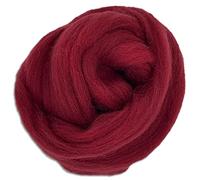 Frida's Wollhaus Wooliny 100 g Felt Wool Merino Wool Fairytale Wool | 35 Colours to Choose From (9 | Bordeaux)