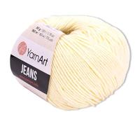Frida's Wollhaus YarnArt Amigurumi Baby Yarn - 50 g - Jeans - Knitting and Crochet - Pastel Colors - 63 colors (86, pastel yellow)