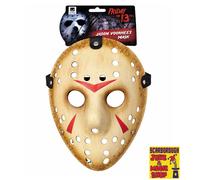 Friday 13th Mask ~ Licensed Jason Voorhees Hockey Mask ~ Halloween Fancy Dress