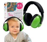 Friday 7Care Baby Headphones - Baby Ear Protection, Noise Cancelling Headphones with Adjustable Headband for Ages 0-3 Years, Green