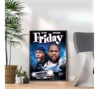 Friday, 90s Movie Print Vintage Nostalgic Film Poster, A4 and A3 Size Frame Options Available,Great Home, Pub, Café, Bar Decoration Wall Art Print, House gift for movie lovers (A3 Print Only)