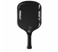 FRIDAY Aura Pro Pickleball Paddle Wide Body (Gen IV Foam) - Maximum Power, Explosive Pop, Huge Sweet Spot Feel, Spin-Grabbing Carbon Face, Double-Thermoformed Durability (Single Paddle, Eclipse)