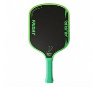 FRIDAY Aura Pro Pickleball Paddle Wide Body (Gen IV Foam) - Maximum Power, Explosive Pop, Huge Sweet Spot Feel, Spin-Grabbing Carbon Face, Double-Thermoformed Durability (Single Paddle, Terra)