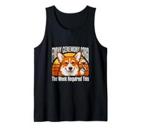 Friday Ceremony Corgi The Week Required This Wine Tank Top