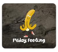 Friday Feeling Funny Dancing Banana Dance Mouse Mat Pad 24cm x 19cm