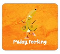 Friday Feeling Funny Dancing Banana Dance Mouse Mat Pad 24cm x 19cm