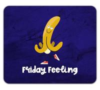 Friday Feeling Funny Dancing Banana Dance Mouse Mat Pad 24cm x 19cm