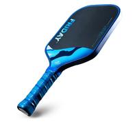 Friday Fever Paddle, Triple-Layer T700 Raw Carbon Fiber, Gen 3 Construction, Dual-Edge Foam, USAP PBCoR .43 Certified (Glacier, 1)