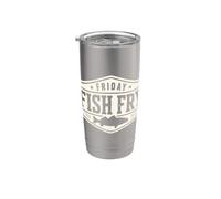 Friday Fish Fry Stainless Steel Insulated Tumbler