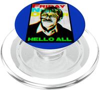 Friday Night Dinner Jim Hello Pop Art Glitch Retro Stencil PopSockets PopGrip for MagSafe