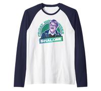 Friday Night Dinner Jim Meme Shalom Funny Parody Slogan LOL Raglan Baseball Tee