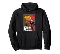 Friday Night Dinner Jim Pop Art Wilson Funny Lol Splash Pullover Hoodie, Adult Unisex, Black, XX-Large