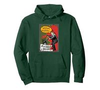 Friday Night Dinner Jim Pop Art Wilson Funny Lol Splash Pullover Hoodie, Adult Unisex, Dark Green, Large