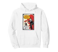 Friday Night Dinner Jim Pop Art Wilson Funny Lol Splash Pullover Hoodie, Adult Unisex, White, Large