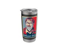 Friday Night Dinner Jim Propaganda Icon Hello All Comedy UK Stainless Steel Insulated Tumbler