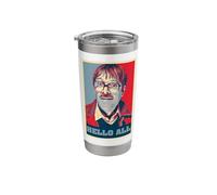 Friday Night Dinner Jim Propaganda Icon Hello All Comedy UK Stainless Steel Insulated Tumbler