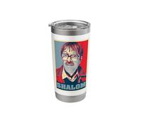 Friday Night Dinner Jim Propaganda Icon Shalom UK Comedy LOL Stainless Steel Insulated Tumbler