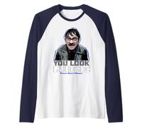 Friday Night Dinner Jim Vintage Comic You Look Funny Nice Raglan Baseball Tee