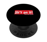 Friday Night Dinner Martin Meme S--t On It Logo Parody Joke PopSockets Adhesive PopGrip