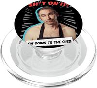 Friday Night Dinner Martin S-t On It Shed Time PopSockets PopGrip for MagSafe