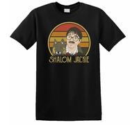 Friday Night Dinner Printed Shalom Jackie's Funny Gift Retro Men's T-Shirt Top(Black, S)