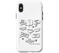 Friday Night Dinner Speech Bubbles Comedy Slogans Funny LOL Case for iPhone X/XS