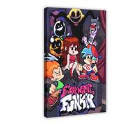Friday Night Funkin' 37 Canvas Poster Bedroom Decor Sports Landscape Office Room Decor Gift Frame-style 08x12inch(20x30cm)