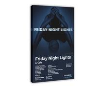 Friday Night Lights Rapper J Cole Album Cover Poster Canvas Poster Bedroom Decor Landscape Office Room Decor Gift 12x18inch(30x45cm)