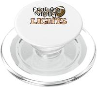 Friday Night Lights Retro Football Bulb Cheetah Leopard PopSockets PopGrip for MagSafe
