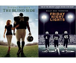 Friday Night Lights & True Story The Blind Side DVD Football Movie Double Feature Sports Set
