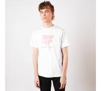 Friday the 13th A New Dimension In Terror Unisex T-Shirt - White | Size: Medium Friday the 13th White M