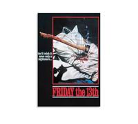 Friday The 13th Canvas Wall Art Home Posters Are Suitable for Bedroom Dining Room And Living Room Beautiful Artwork Is A Great Gift for FriendsUnframe-style08x12inch(20x30cm)