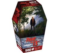 AQUARIUS Friday The 13th 500pc Puzzle (500 Piece Jigsaw Puzzle) - Glare Free - Precision Fit - Officially Licensed Friday The 13th Movie Merchandise & Collectibles - 14x19 Inches