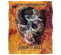 Friday The 13Th Jason Goes To Hell Poster Blanket Multicoloured (58In X 36In)