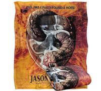 Friday The 13Th Jason Goes To Hell Poster Blanket Multicoloured (One Size)
