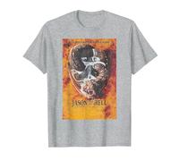 Friday The 13th Jason Goes to Hell T-Shirt, Men, Heather Grey, Medium